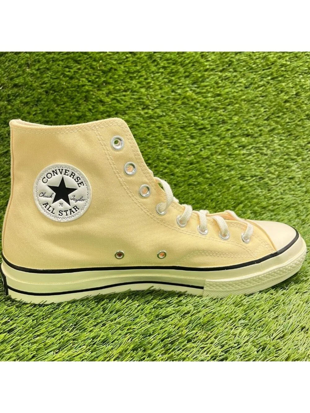 Converse Chuck Taylor All Star 70 Hi Mens Size 10 Grey Lemon Shoes Sneakers